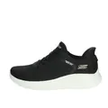 Skechers Damen Bobs Squad Chaos Current Muse Sneaker, Black Textile Trim, 39.5 EU