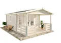 Alpholz Gartenhaus Holz Lappland-40 A, BxT: 400x594 cm