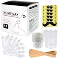 Nasenhaar Wachs Set Haarentfernung Männer Frauen 100g mit Applikatoren
