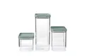 Mepal Vorratsdosen 3er-Set luftdicht stapelbar 700/1100/2000 ml Nordic Sage