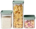 Mepal Omnia Vorratsdosen-Set, 3-teilig, nordic sage