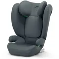 cybex Silver Kinderautositz Solution B i-Fix, Grau, Textil, 52x64x39 cm, CE, höhenverstellbare Kopfstütze, optimaler Aufprallschutz, schadstoffgeprüft, Seitenaufprallschutz, Isofix-Befestigung, Baby on Tour, Kindersitze, Kindersitze I-Size 100-150cm