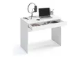 KOMTO Schreibtisch Milan mit 1 Schublade Bürotisch Computertisch Klein Arbeitstisch, Büro PC-Tisch Kinderschreibtisch mit Stauraum 100 x 53 x 76 cm