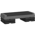 SPORTNOW Aerobic-Stepper PE Grau 77L x 36B x 10,5/15,5/20,5H cm