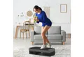 SPORTNOW Stepper 10,5/15,5/20,5cm Höhenverstellbar (Aerobic-Stepper, 1-tlg., Steppbrett), für Zuhause, Fitnessstudio, Büro, Kunststoff, Grau