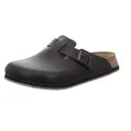 BIRKENSTOCK 60194-36-normales Boston SUPERLAUF-Arbeitsschuh Bosten Naturleder schwarz Gr. 36 - normales Fußbett, EU