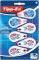 Tipp-Ex Mini Pocket Mouse Korrekturband mit reißfestem Kunststofffilm – 2 mit coolen Hydro Dipping-Motiven und 4 im Original-Gehäuse, Packung à 6