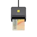 AISENS Lector de Tarjeta Inteligente/DNIe USB 2.0 Schwarz