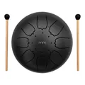 Zungentrommel Instrument aus Metall Tongue Drum mit Trommelstöcken und vier