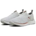 PUMA SOFTRIDE REMI SLIP-ON KNIT WN'S Slip-On Sneaker für Sport, mit SOFTFOAM+ Dämpfung, aus gestricktem Textil grau 40,5 EU