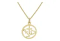 JuwelmaLux Kettenanhänger JuwelmaLux Anhänger Glaube, Liebe, Hoffnung 333/000 (8 Karat) Gold JL1 (1-tlg), Schmuckanhänger