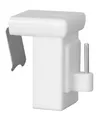 4x Fensterhaken Dekohaken Fensterclip für Fensterdekoration Weiß  Fensterdic...