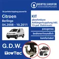 Für CITROEN Berlingo Typ B9 04.2008-10.2011 AHK abn +13pol sp. E-Satz TOP