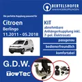 Für CITROEN Berlingo Typ B9 11.2011-05.2018 AHK abn. +7pol spez E-Satz NEU TOP
