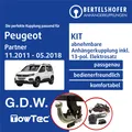 Für PEUGEOT Partner Version L1 11.2011-05.2018 AHK abn. +13pol spez. E-Satz TOP