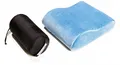 Cocoon Memory Foam Contour Travel Pillow slate blue