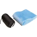 Cocoon Memory Foam Kissen (Größe 31x26 cm, blau)