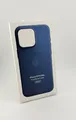 Apple iPhone 15 Pro Max Feingewebe Case Hülle MagSafe MT4Y3ZM/A Pazifikblau Blau