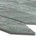 Keramik Mosaik Fliesen Dorris Picket Steinoptik Grau