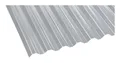 Einsteiger Acryl Profilplatte Glatt Trapez 76/18 1045 x 3000 x 1,5 mm - Klar - 2610609