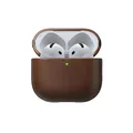 NOMAD MODERNE LEDERHÜLLE FÜR APPLE AIRPODS 4 BRAUN PREMIUM