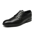 Bruno Marc Herren Anzugschuhe Schnürhalbschuhe Klassischer Business Derby Oxford Hochzeit Schuhe Schnürschuh,Size 44,Schwarz,SBOX229M-E