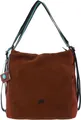 Gabs Leder Schultertasche Rucksack Aissa TG Momu Black Shoulder Bag Bruciato braun
