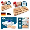 TheraFlow Fußmassageroller Holz Reflexzonenmassage Akupressur Fersenspornmassage