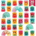 YESLUSY Regenbogenspiralen, Sprungfedern Spiralen Spielzeug, Party Mitgebsel, Lernspielzeug, Mitgebsel Kindergeburtstag Gastgeschenke, Kleine Geschenke für Kinder (30 Stück)