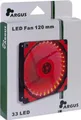 Inter-Tech Argus L-12025 - Gehäuselüfter - 120 mm - Rot (88885413)