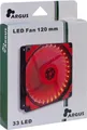 Inter-Tech Argus L-12025 Lüfter, rot, 120 mm