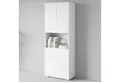 Home affaire Aktenschrank Vera, Mehrzweckschrank mit LED-Beleuchtung Praktischer Stauraum mit höhenverstellbaren Ablageböden, H. 182 cm