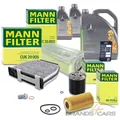 MANN-FILTER INSPEKTIONSPAKET SET B + MOTORÖL FÜR MERCEDES C-KLASSE W204 BIS 2017