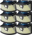 Solarlampen Außen Bewegungsmelder 120 LED 270 Winkel IP6