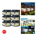 Solarlampen Außen Bewegungsmelder 120 LED 270 Grad 6