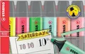 STABILO BOSS ORIGINAL Textmarker 6er Etui gelb, pink, grün, türkis, creme, rosa