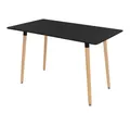 ML-DESIGN Esstisch Esszimmertisch Skandinavisch Küchentisch Wohnzimmertisch Schreibtisch, Tisch im skandinavischen Stil für 4-6 Personen MDF / Buche