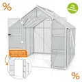 Vitavia Gewächshaus Olymp 8300 257x324cm HKP 4mm eloxiert + Fundamentsrahmen