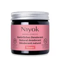 Niyok 2-in-1 anti-transpirante Deocreme "Flowers" (40ml) • Natürliches Deo ohne Aluminium • 24h Schutz vor Geruch & Schweiß • Deodorant Creme für Damen & Herren • Feste Deo Creme vegan