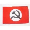 AZ FLAG - Flagge Nationalbolschewistische Partei Russlands - 45x30 cm Mit Kordel - Nbp Fahne 30 x 45 Cm - Flaggen
