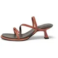 Neosens für Damen. 331671188003_006 Ledersandalen S3167 Godello orange (37), 1 bis 3 cm, Schnalle, Lässig, Party