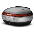 SHAD SH50 Topcase Cover Silber, schwarz