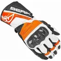 Berik Zoldar Motorradhandschuhe, schwarz-orange, Größe XS für Männer