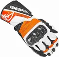 Berik Zoldar Motorradhandschuhe, schwarz/orange, XS