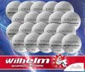 20 x CR2450 WILHELM Lithium Knopfzelle 3V 600mAh ø24,5x3,0mm Batterie DL2450