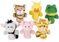 Goki 15418 - Fingerpuppenset Tiere, 6er Set