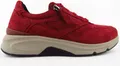 Gabor Rollingsoft Nubuk opera Damen sportlicher Schnürer in Rot, Größe 6.5