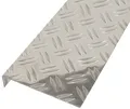 Alberts Strukturblech Aluminiumblech Alublech Aluplatte L-Form Alu 1000x135x30mm