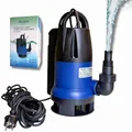 CHM GmbH® Schmutzwasserpumpe 555 Watt, Tauchpumpe 10.000 L/h 0,7 Bar Druck >>7m Förderhöhe