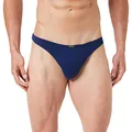 Bruno Banani Herren String Check Line 2.0 Tanga, per Pack Blau (Marine Karo 542), Large (Herstellergröße: L)